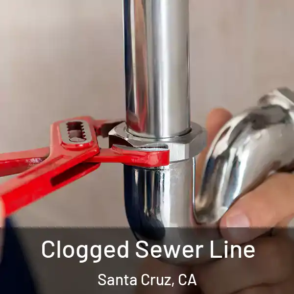  Clogged Sewer Line Santa Cruz, CA